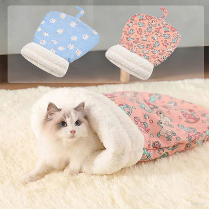 ⏳Nur für kurze Zeit – 50% RABATT⏰🐱 Gemütlicher Katzen-Winterschlafsack