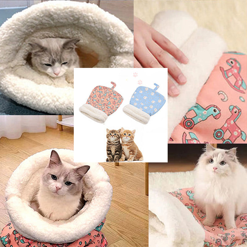 ⏳Nur für kurze Zeit – 50% RABATT⏰🐱 Gemütlicher Katzen-Winterschlafsack