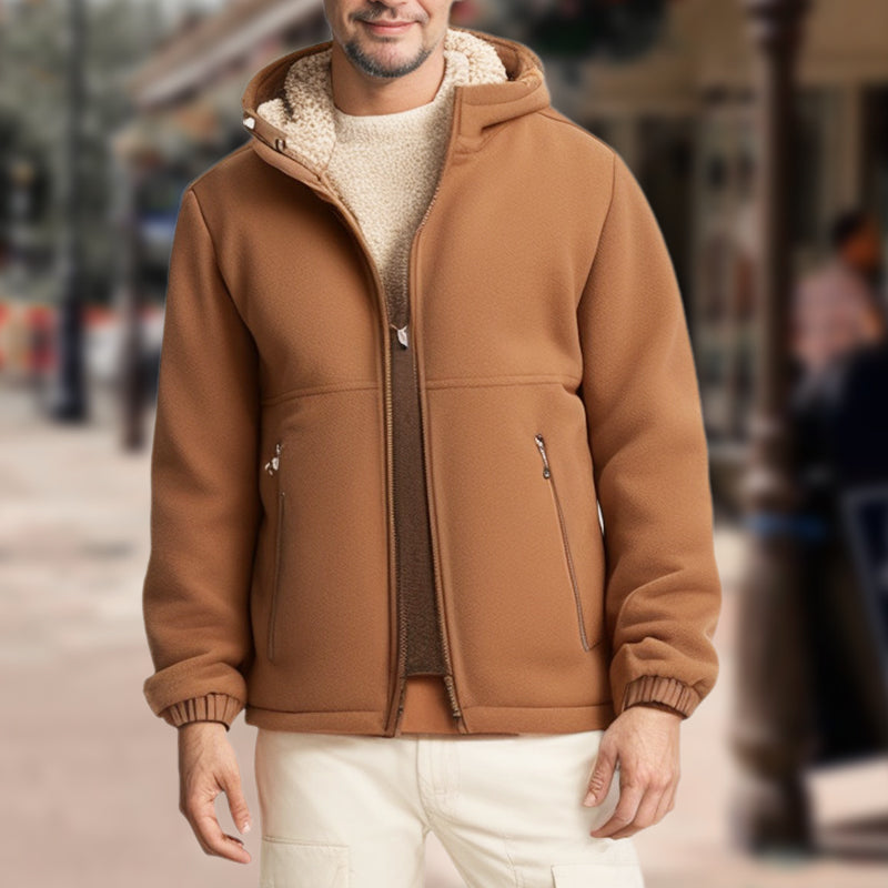 ☃️Winter-Sale 50% Rabatt❄️Herren Casual Warm Zip Up Hoodie Jacke