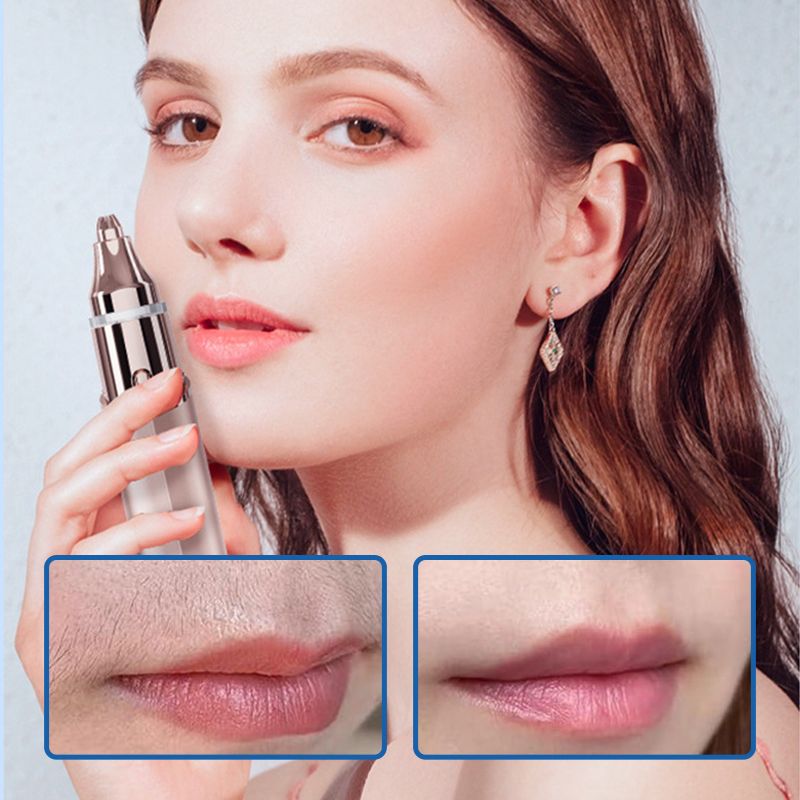🎁2026 Neuheit –  Limitiertes Angebot – 50% Rabatt💥💗2-in-1 Gesichtshaarentferner & Augenbrauentrimmer