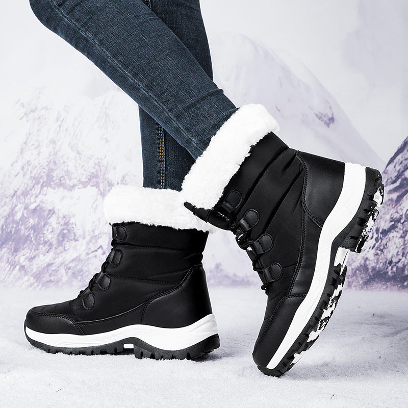 Trendige, rutschfeste und warme Schneestiefel für Frauen