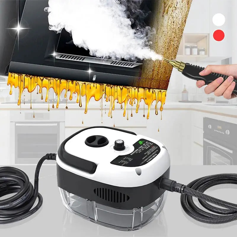 🔥50 % RABATT! 💨 INDUSTRIELLE DAMPFREINIGER 2500 W – Chemikalienfreie Desinfektion und Fettentfernung, ideal für Küchen 🌟🧼