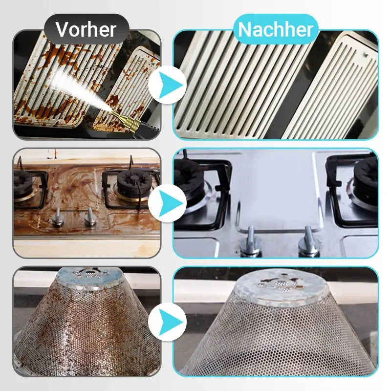 🔥50 % RABATT! 💨 INDUSTRIELLE DAMPFREINIGER 2500 W – Chemikalienfreie Desinfektion und Fettentfernung, ideal für Küchen 🌟🧼