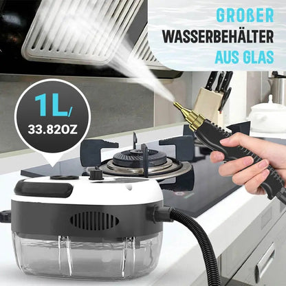 🔥50 % RABATT! 💨 INDUSTRIELLE DAMPFREINIGER 2500 W – Chemikalienfreie Desinfektion und Fettentfernung, ideal für Küchen 🌟🧼