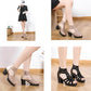 🌸Frühlingsangebote💐 Rutschfeste Peep-Toe-Sandalen mit dicker Sohle für Damen