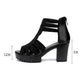 🌸Frühlingsangebote💐 Rutschfeste Peep-Toe-Sandalen mit dicker Sohle für Damen