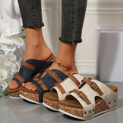 👡 50% RABATT! ✨ Modische Plateau-Sandalen mit Keilabsatz für Damen – Bequem, Stilvoll & Perfekt Für Den Sommer ☀️