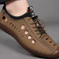 Wanderschuhe mit hohler Sohle aus geschmeidigem Leder