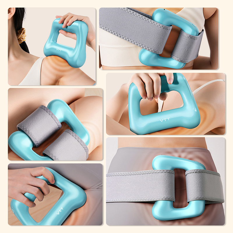 5-stufiges Handmassagegerät mit Ring und verstellbarem Gurt