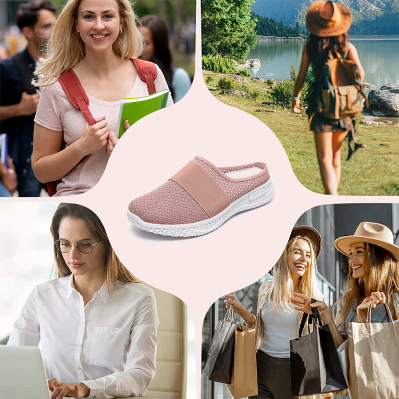 60% RABATT! 🔥 Weiche, Atmungsaktive & Lässige Mesh-Hausschuhe – Leicht, Rutschfest & Perfekt für Drinnen & Draußen 🏠