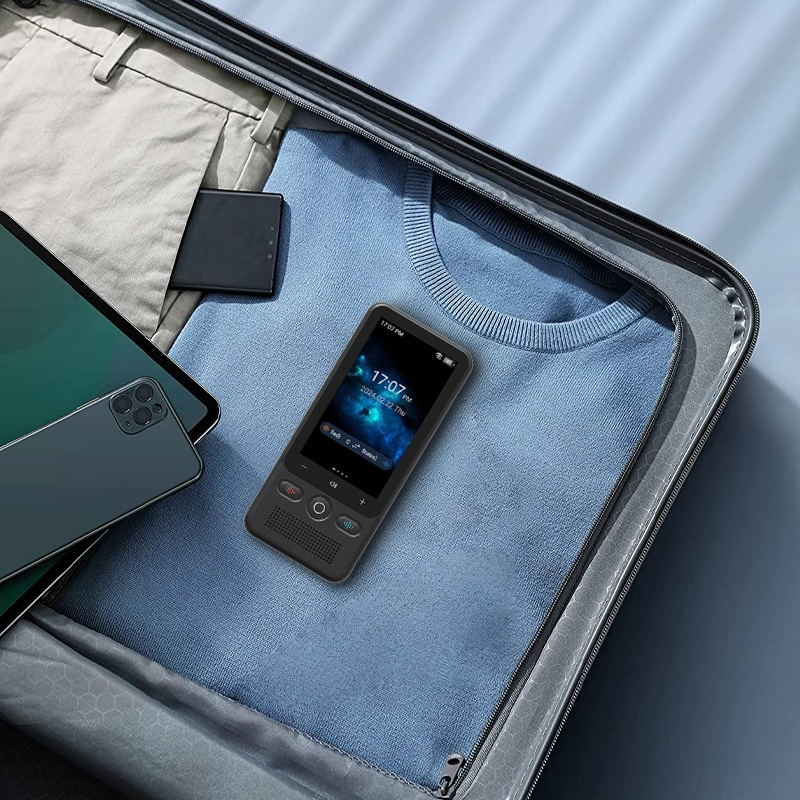 📢📢 50 % RABATT!! ⏰📲 Tragbares 2-in-1-Übersetzungsgerät – Echtzeitübersetzung, 🌍 138 Offline-Sprachen, 🔋 Extrem lange Akkulaufzeit | Perfekt für Weltreisende ✈️