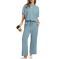 🌸LETZTER TAG – 60 % RABATT💖 Weiches, lässiges Damen-Set aus Oberteil und Hose