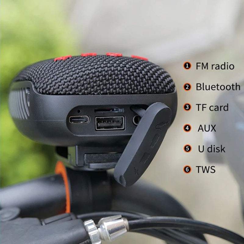 🔈🚲Bluetooth-Sportlautsprecher für Fahrräder – IPX5 wasserdicht, TWS & MicroSD-Kartenunterstützung 🚴‍♂️🔊