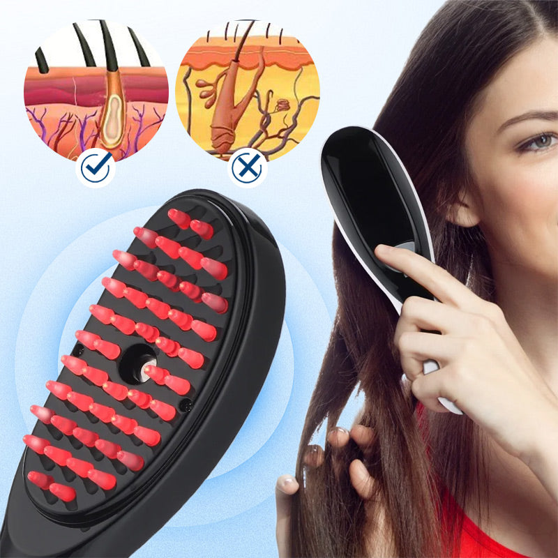 ⏳Begrenzte Zeit 50% Rabatt💥Virale LED-Lichttherapie-Haarbürste