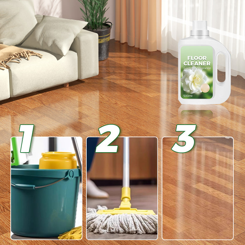 Schnelltrocknender Bodenreiniger mit Gardenia-Duft