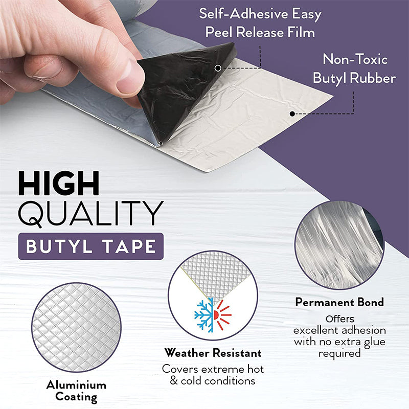 💧 50% RABATT! Aluminium-Butyl-Dichtband für Reparaturen 🛠️