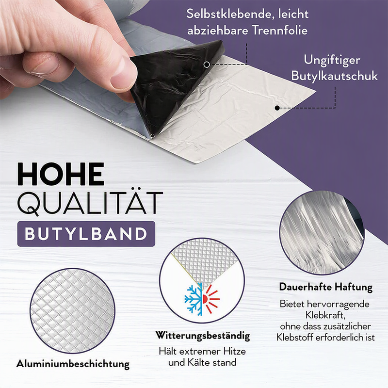 💧 50% RABATT! Aluminium-Butyl-Dichtband für Reparaturen 🛠️