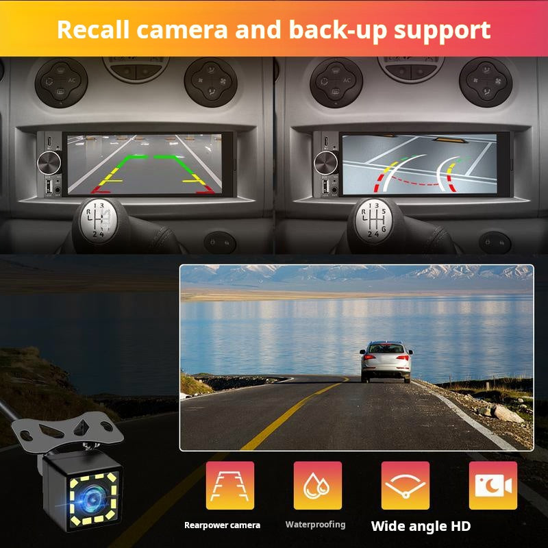 6,36-Zoll-Smart-Touchscreen (kabellos) | Bluetooth | Sprachsteuerung | HD-Multimedia-Bildschirm