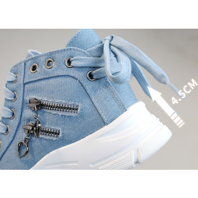 💖Begrenzte Stückzahl verfügbar 50 % Rabatt💖Lässige Canvas-Schuhe für Damen mit dicker Sohle