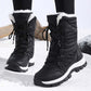 Warme, knöchelhohe Schnür-Schneestiefel für Damen【Kostenloser Versand】