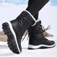 Warme, knöchelhohe Schnür-Schneestiefel für Damen【Kostenloser Versand】