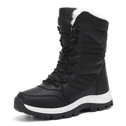 Warme, knöchelhohe Schnür-Schneestiefel für Damen【Kostenloser Versand】