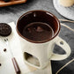 🍫Keramischer Schokoladenfondue-Becher