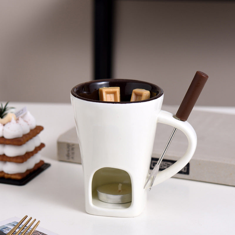 🍫Keramischer Schokoladenfondue-Becher