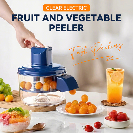 ✨50% RABATT! 🍇🧄 Transparenter elektrischer Obst- und Gemüseschäler – Schnell, einfach und effizient. Perfekt für die täglichen Küchenarbeiten!