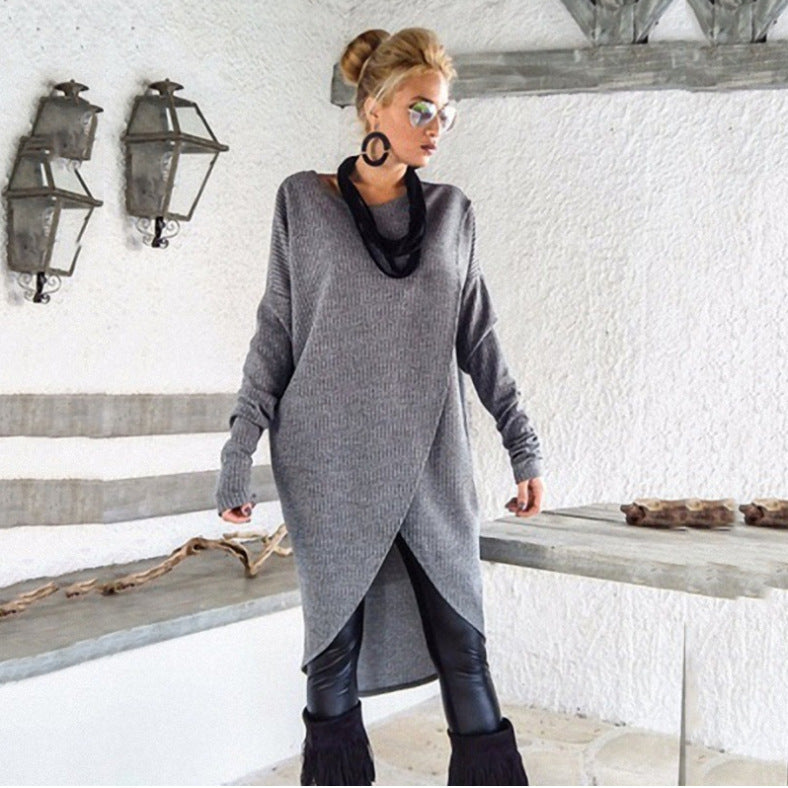 2025 neues Produkt 🔥 Einfarbiges Pulloverkleid