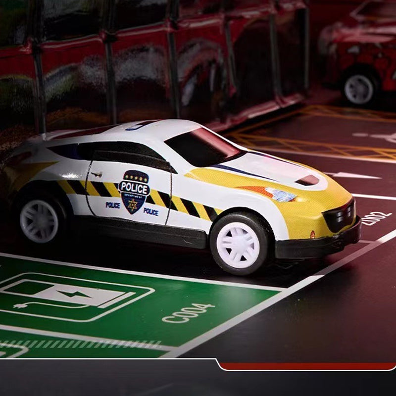 Das beste Geschenk für Kinder🎁48 Mini-Rückziehautos mit integrierter Garage (Set)🚗🎪
