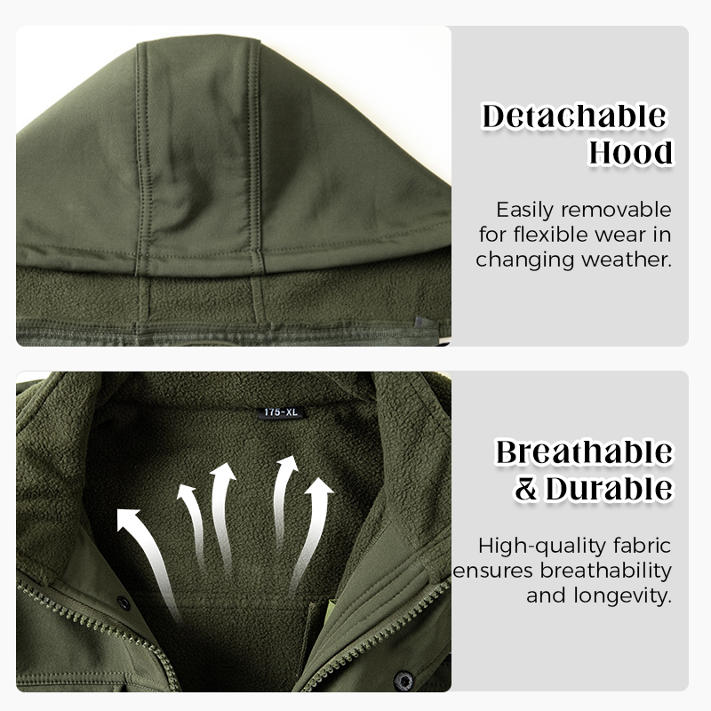 🔈🔈60% Rabatt🔥Gefüttertes winddichtes Herren-Set: Jacke und Hose