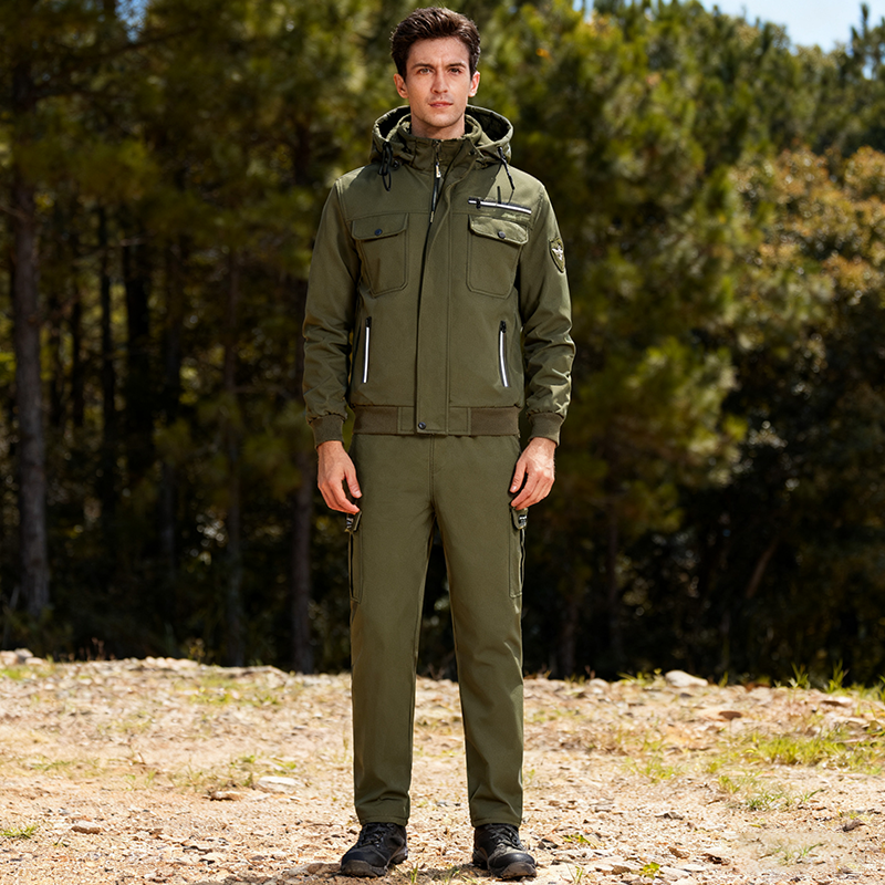 🔈🔈60% Rabatt🔥Gefüttertes winddichtes Herren-Set: Jacke und Hose