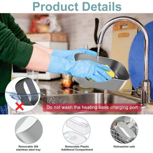 ✨🍴Mobile elektrische Brotdose – Für Auto & Haushalt, Steckdosenbetrieb, Edelstahl-Innenbehälter 🔌🍱