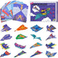 ✈️ ✨ Kreatives DIY-Papierfliegerset - Baue & Starte 10 Modelle, Pädagogisches STEM-Spielzeug für Kinder 6-12 Jahre 🧠🎯