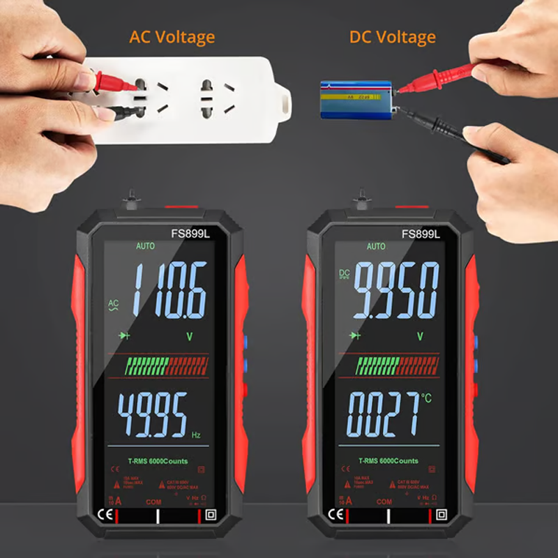 🔧 50% RABATT! ⚡ USB-Aufladbares Digitalmultimeter – Automatische Bereichswahl, LCD-Hintergrundbeleuchtung & Tragbares Design 🔋