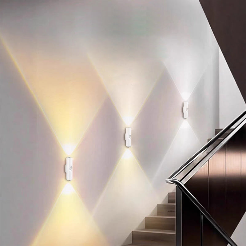 💡 Intelligente LED-Nachtlampe mit Bewegungssensor – dimmbar, RGB-Farbwechsel, USB-aufladbar & magnetisch für Schlafzimmer & Flur