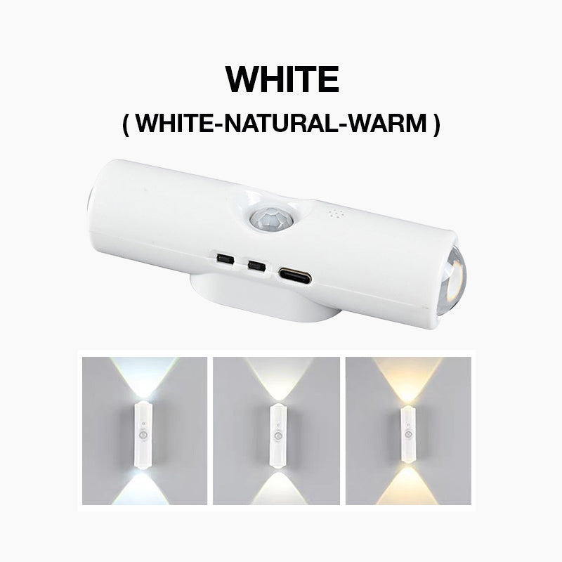 💡 Intelligente LED-Nachtlampe mit Bewegungssensor – dimmbar, RGB-Farbwechsel, USB-aufladbar & magnetisch für Schlafzimmer & Flur