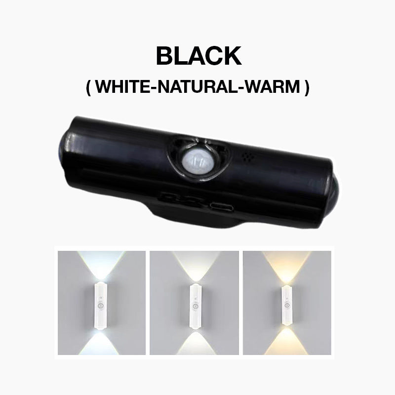 💡 Intelligente LED-Nachtlampe mit Bewegungssensor – dimmbar, RGB-Farbwechsel, USB-aufladbar & magnetisch für Schlafzimmer & Flur