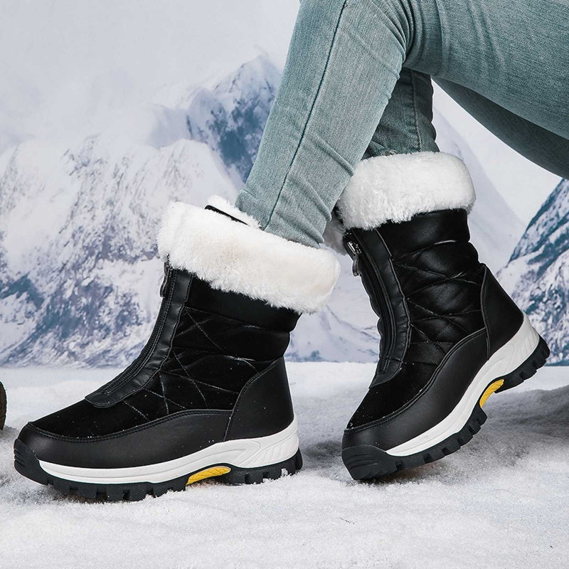 👢Rutschfeste, warme Schneestiefel mit Reißverschluss für Damen✨
