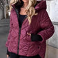 🎅🎁Weihnachtsangebot – 60 % Rabatt⏳Damen Pufferjacke mit Diamant-Steppmuster