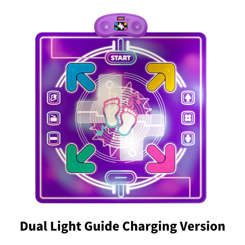 💃 LETZTER TAG 50 % RABATT! ✨ Bluetooth-Musik- und Licht-interaktive Tanzmatte – LED-Farbwechsel mit 3 Modi für Kinder- und Familienfeiern 🎵🌈