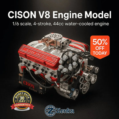 CISON benzinbetriebenes OHV V8-Motor-Bausatzmodell