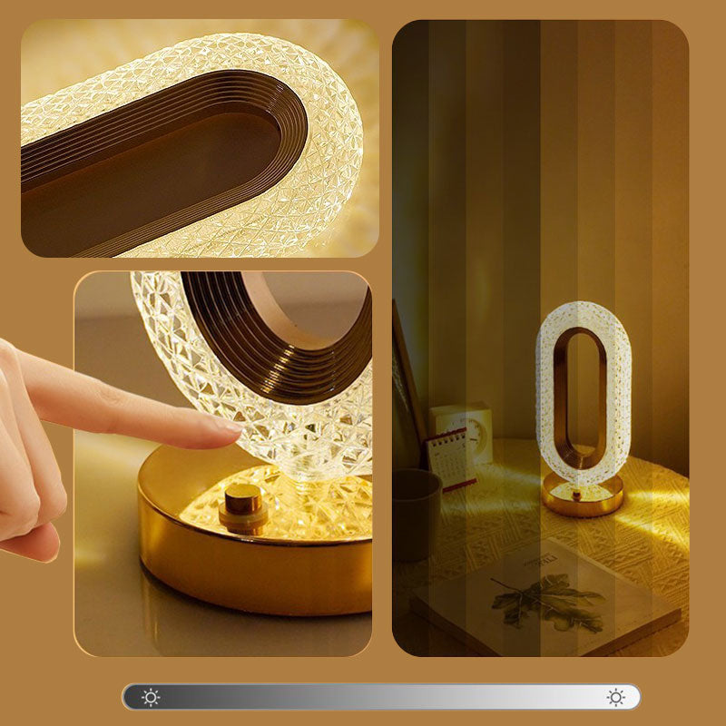 🛍️ 50 % Rabatt – Wiederaufladbare LED-Nachtlichtlampe mit Kristall-Optik, luxuriöses Design für Schlafzimmer & Wohnbereich ✨