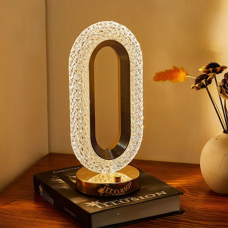 🛍️ 50 % Rabatt – Wiederaufladbare LED-Nachtlichtlampe mit Kristall-Optik, luxuriöses Design für Schlafzimmer & Wohnbereich ✨