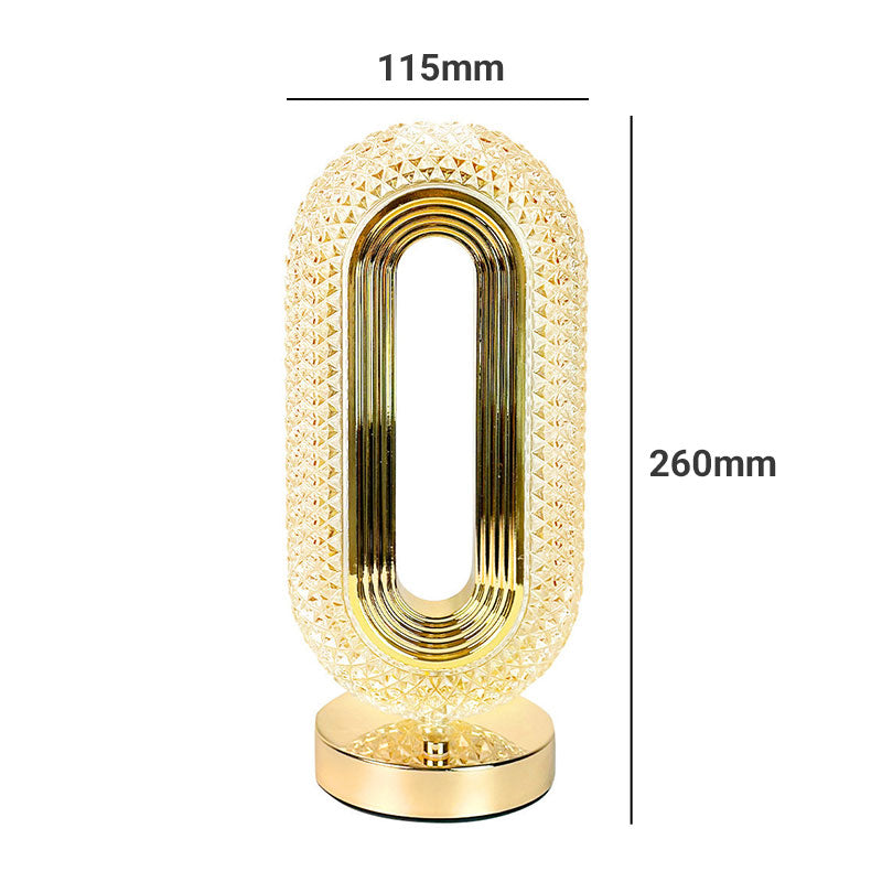 🛍️ 50 % Rabatt – Wiederaufladbare LED-Nachtlichtlampe mit Kristall-Optik, luxuriöses Design für Schlafzimmer & Wohnbereich ✨