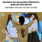 📺120 Zoll faltbare Projektions-Leinwand – matte Anti-Licht-Oberfläche für Heimkino-Feeling