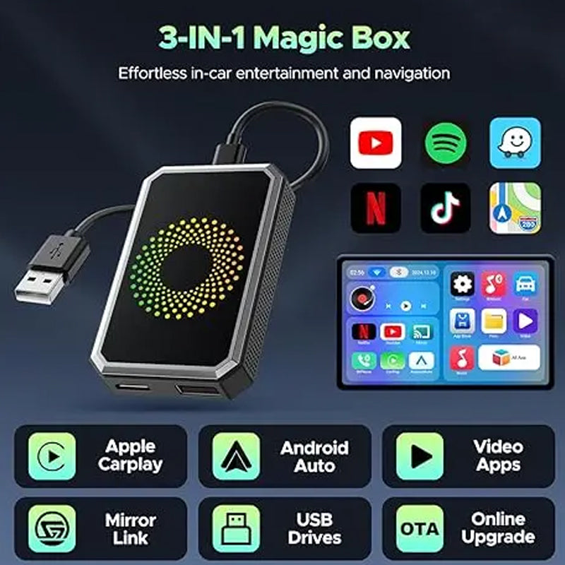 🚗🔌 CarPlay Smart Connectivity Box – Plug-and-Play, verlustfreie Installation