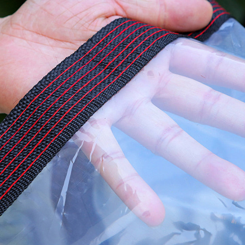 📢📢40% RABATT !!⏰Hochbelastbare transparente wasserdichte isolierte Plane🛡️🌧️