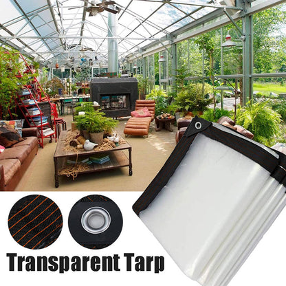 📢📢40% RABATT !!⏰Hochbelastbare transparente wasserdichte isolierte Plane🛡️🌧️
